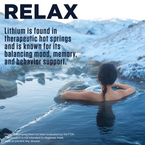 Version 1.0.0 Frasco de litio orotate 5 mg con cápsulas VegCaps