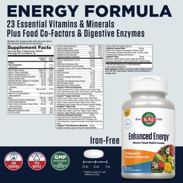 Etiqueta del frasco con ingredientes