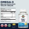 Cápsulas blandas KAL Omega 3 sabor limón vista cercana