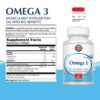 Etiqueta de Omega 3 y frasco KAL