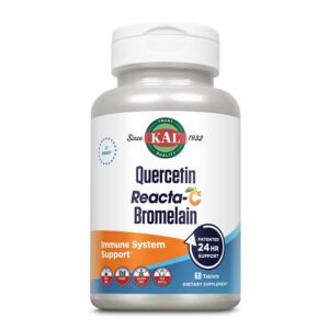 KAL Quercetina Reacta-C suplemento vitamina C inmune 60 tabletas