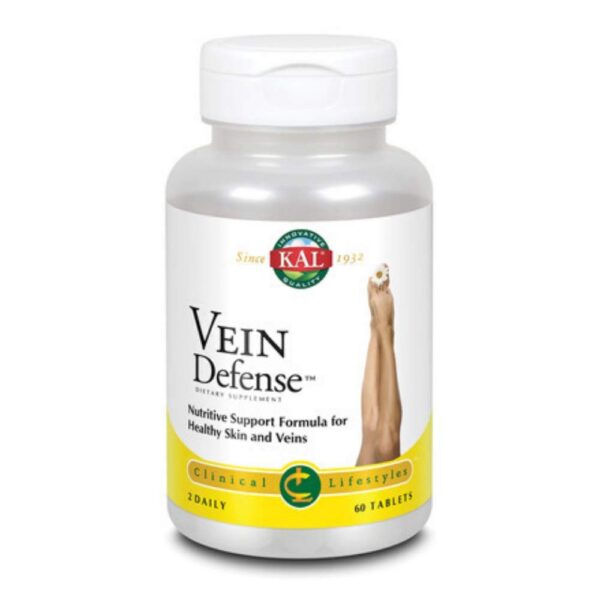 Kal Vein Defense tabletas para circulación y venas saludables