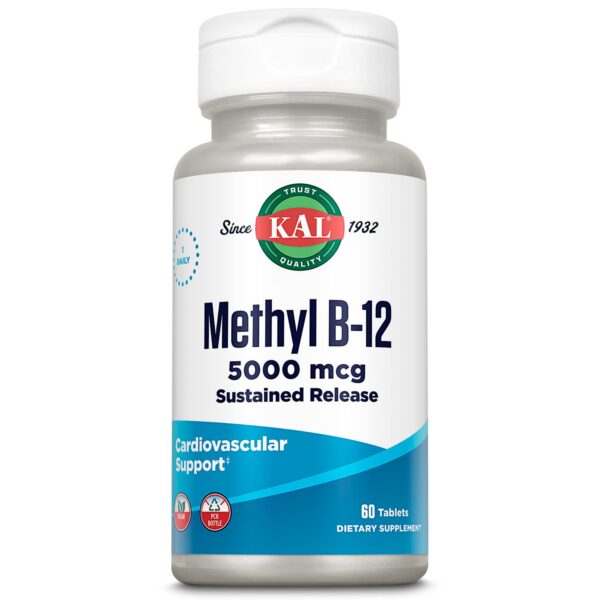 KAL vitamina B12 metilcobalamina 5000mcg caja