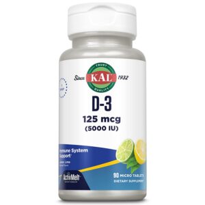 Version 1.0.0 KAL vitamina d3 5000 iu activmelt frasco blanco