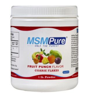 Frasco de MSM Kala Health Pure Fruta Punch