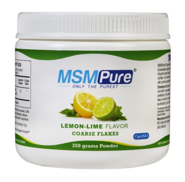 Version 1.0.0 Frente del envase Kala Health MSMPure sabor limón-lima
