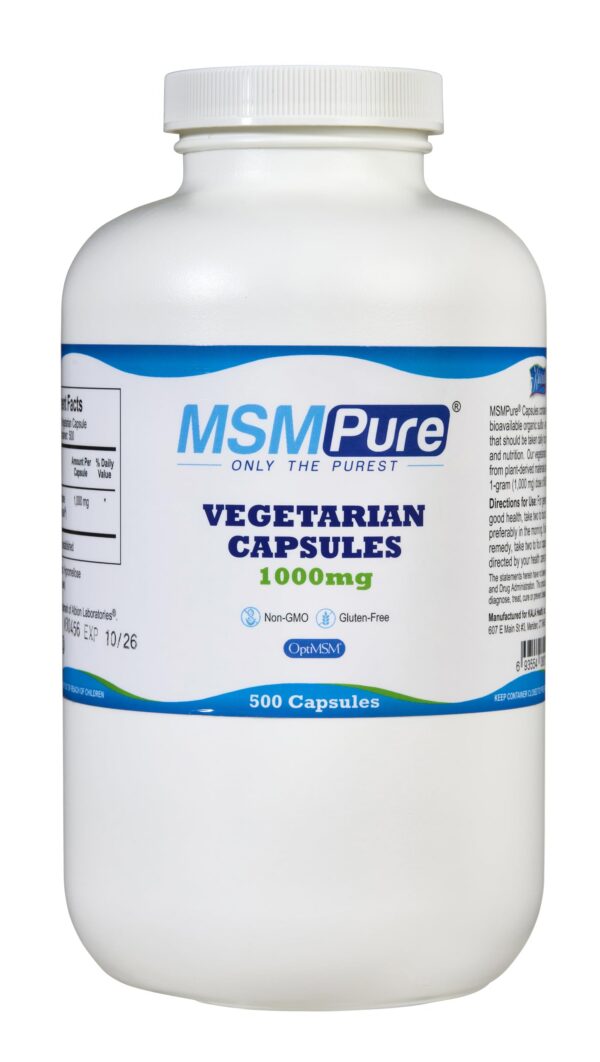 Version 1.0.0 Kala Health MSMPure MSM cápsulas frontal