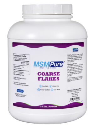 Frente de MSMPure MSM Powder Flakes