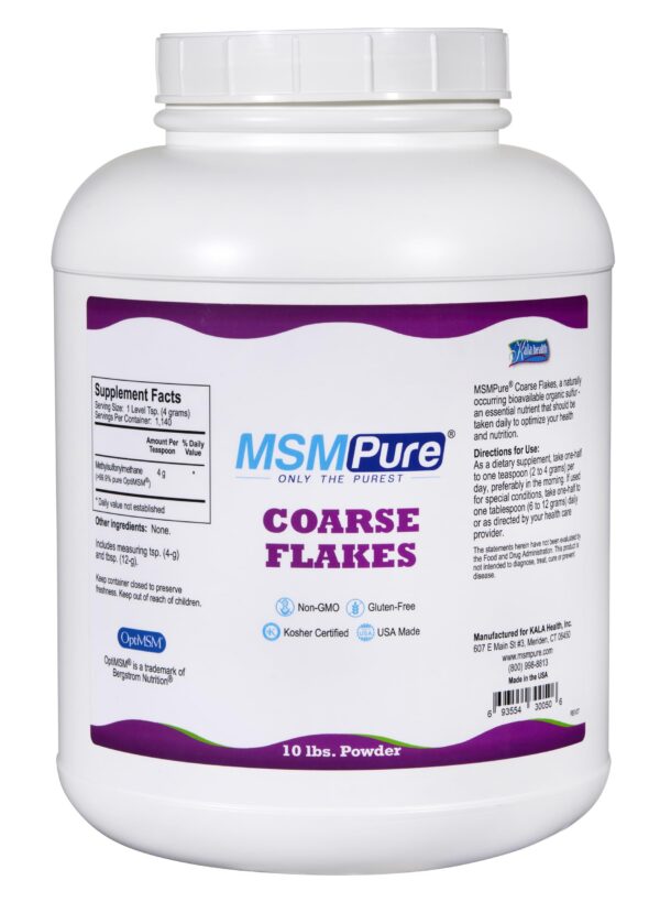Frente de MSMPure MSM Powder Flakes