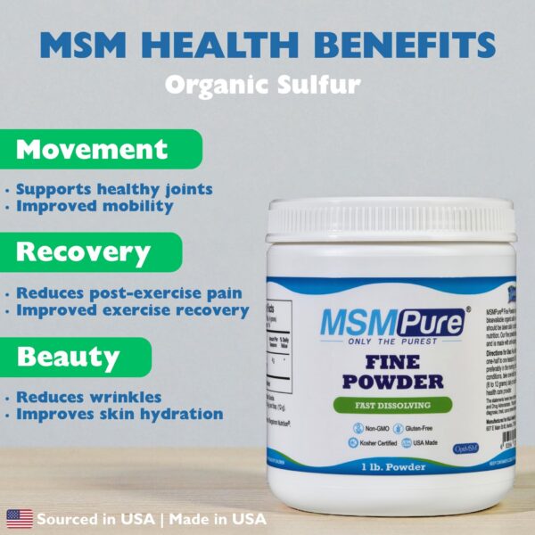 Version 1.0.0 KALA HEALTH MSMPure etiqueta OptiMSM