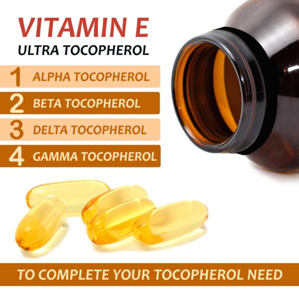 Etiqueta de mezcla única de tocopheroles en vitamina E Kala