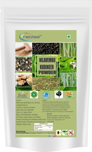 Paquete de polvo Kalmegh puro y natural para soporte inmunológico