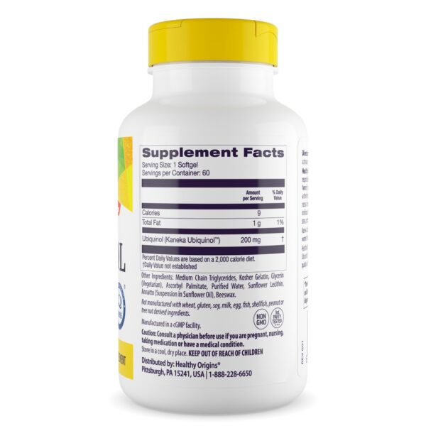 Frasco ubiquinol Kaneka 60 cápsulas