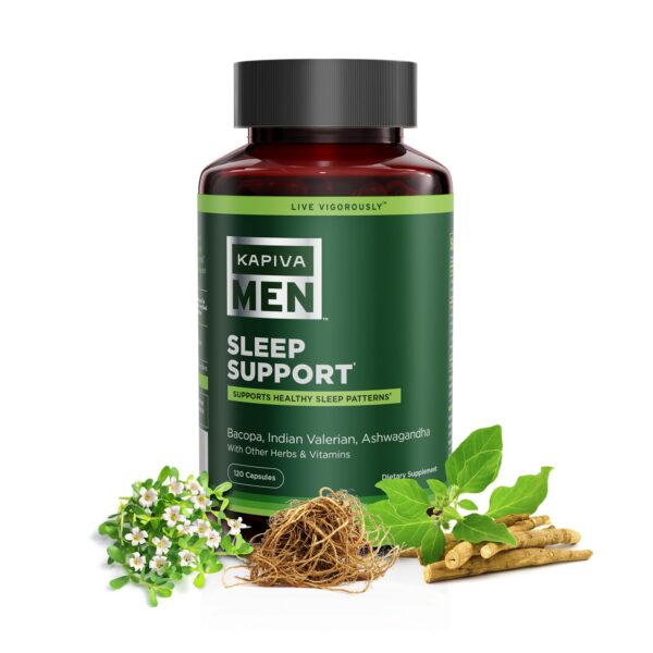 KAPIVA MEN suplemento natural para apoyo al sueño 120 cápsulas