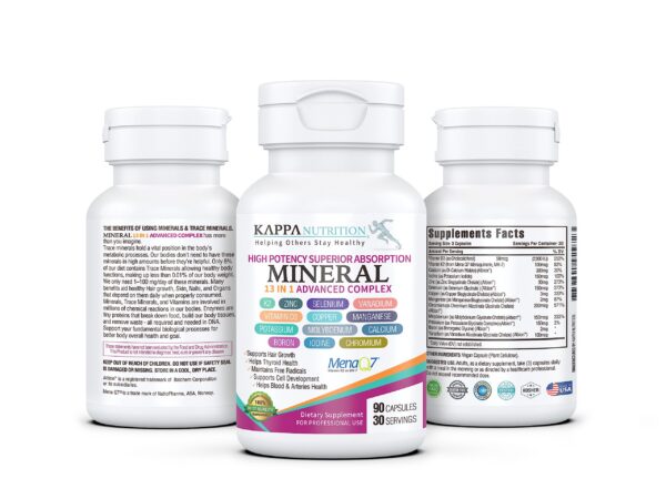 Version 1.0.0 KAPPA NUTRITION 90 capsulas etiqueta lateral