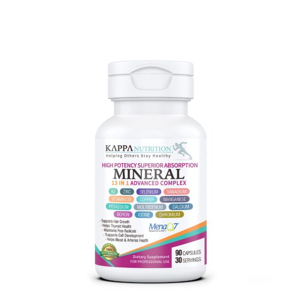 Version 1.0.0 KAPPA NUTRITION Mineral 13 en 1 etiqueta frontal