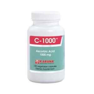 Karuna C-1000 cápsulas frasco y etiqueta