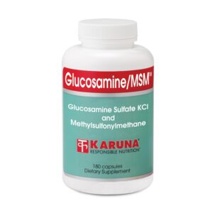 Frasco de Karuna glucosamina/MSM 180C