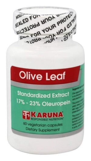 Version 1.0.0 Karuna Health extracto de hoja de oliva suplemento natural 60 cápsulas
