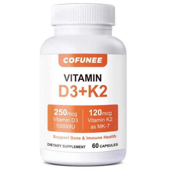 Botella de cápsulas D3 K2 Kasandrinos