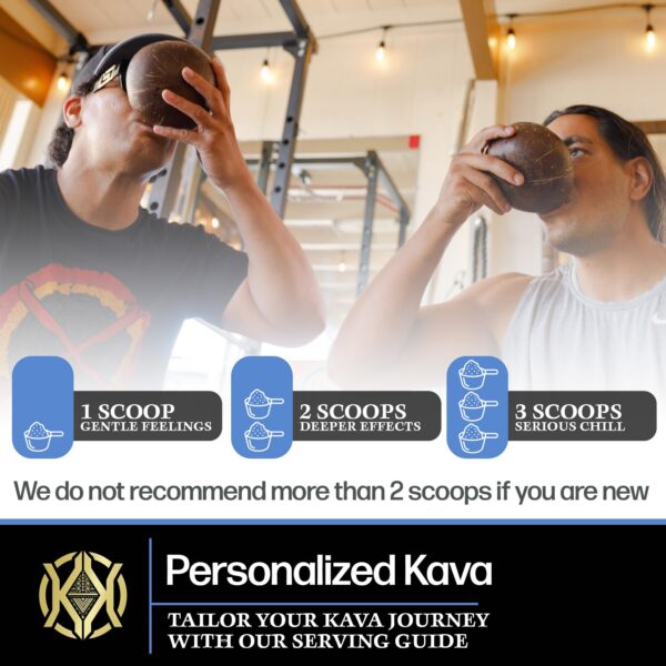 Frasco de kava instantáneo deshidratado Koa Kava