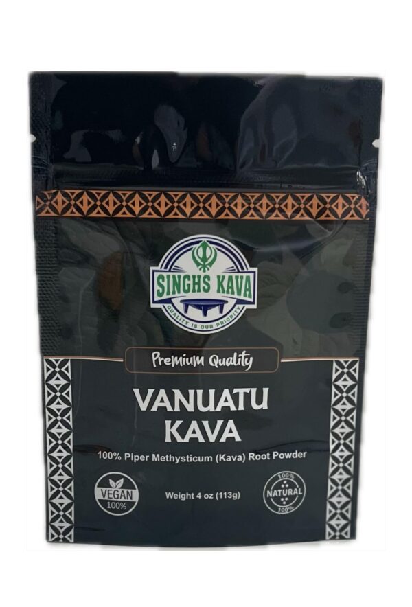 Paquete de kava micronizada Borongoru de Vanuatu 4 oz