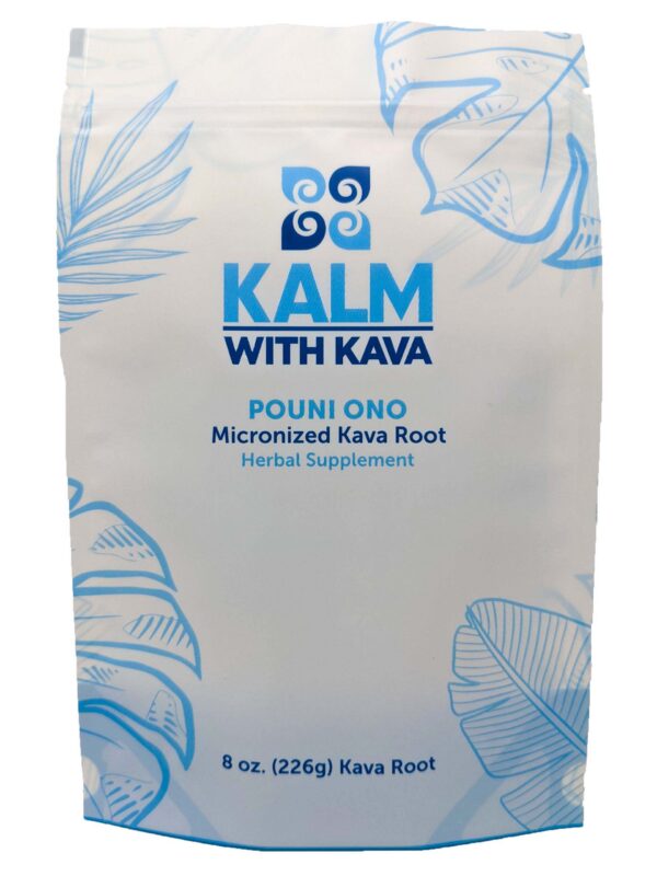 Version 1.0.0 Paquete de Kava micronizada Kalm Pouni Ono 8 oz