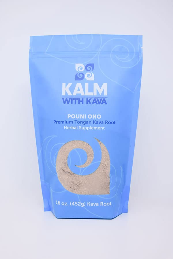 Kava Pouni Ono polvo 16oz Kalm tradicional kava tongano