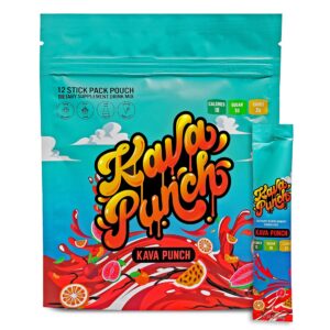 Version 1.0.0 Kava Punch bolsa de polvo relajante 30 porciones