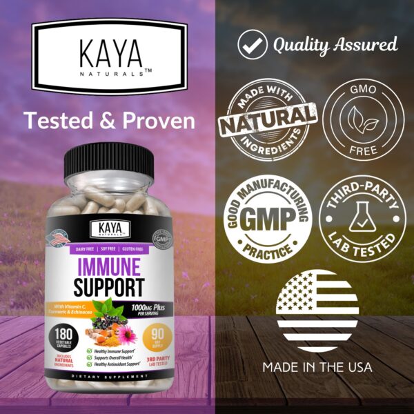 Kaya Naturals cápsulas para fortalecer defensas y salud general