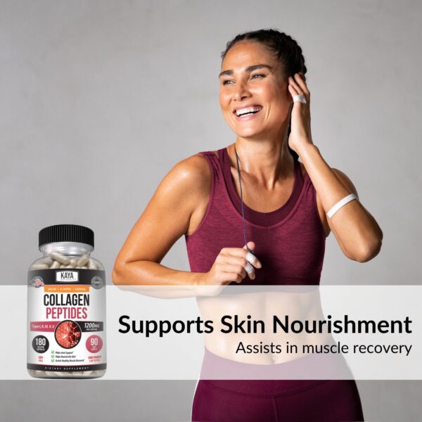 Detalle de etiqueta Kaya Naturals Colágeno