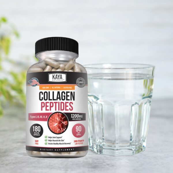 Etiqueta Kaya Naturals Colágeno Cápsulas