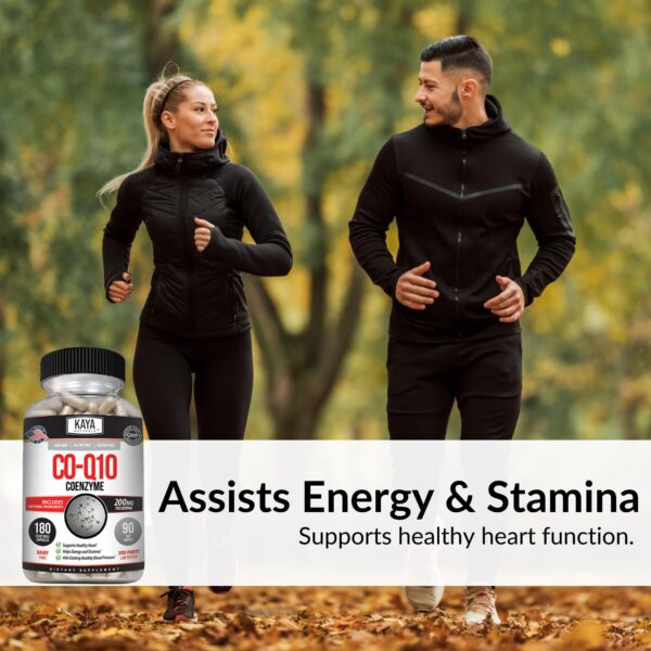 Etiqueta frontal Kaya Naturals CoQ10