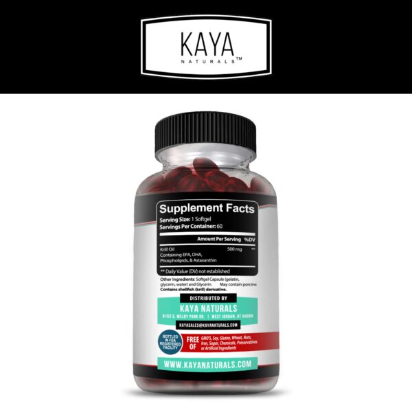 Información de Omega-3 en el envase