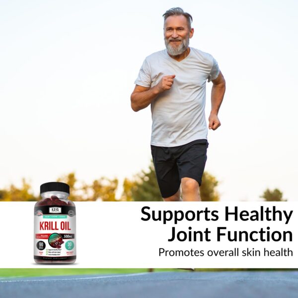 Cápsulas blandas Kaya Naturals Krill Oil