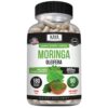 Kaya Naturals moringa cápsulas frasco etiqueta