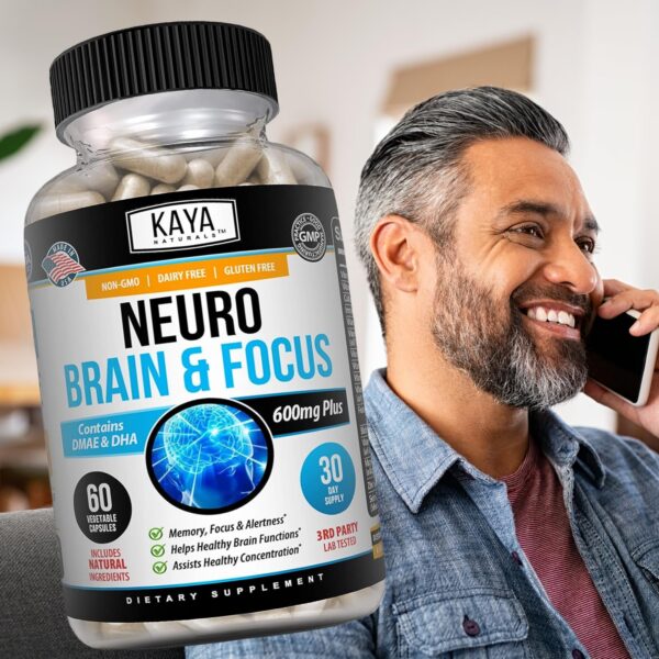 Version 1.0.0 Kaya Naturals Neuro Brain cápsulas detalle