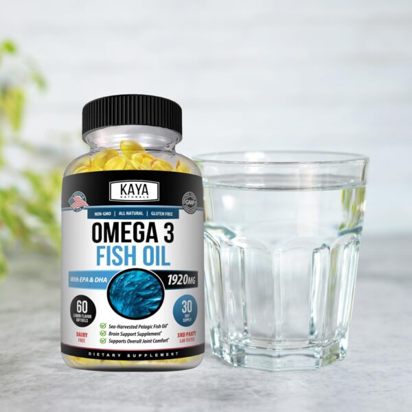 Etiqueta Kaya Naturals Omega-3