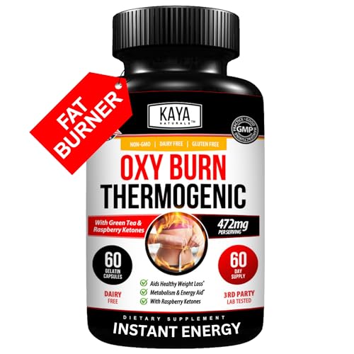 Frente de Kaya Naturals Oxy Burn 60 unidades