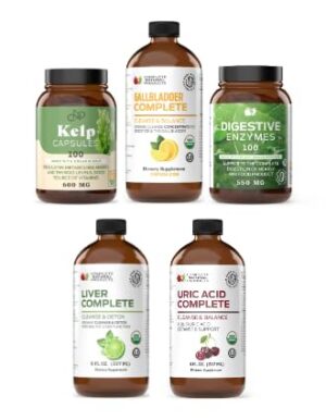 Kelp powder cápsulas de 100 en frasco