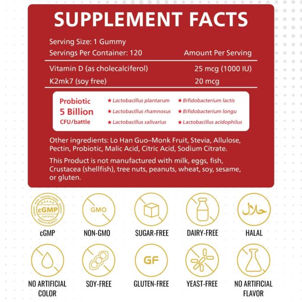 Gomitas sabor fresa sin azúcar para niños