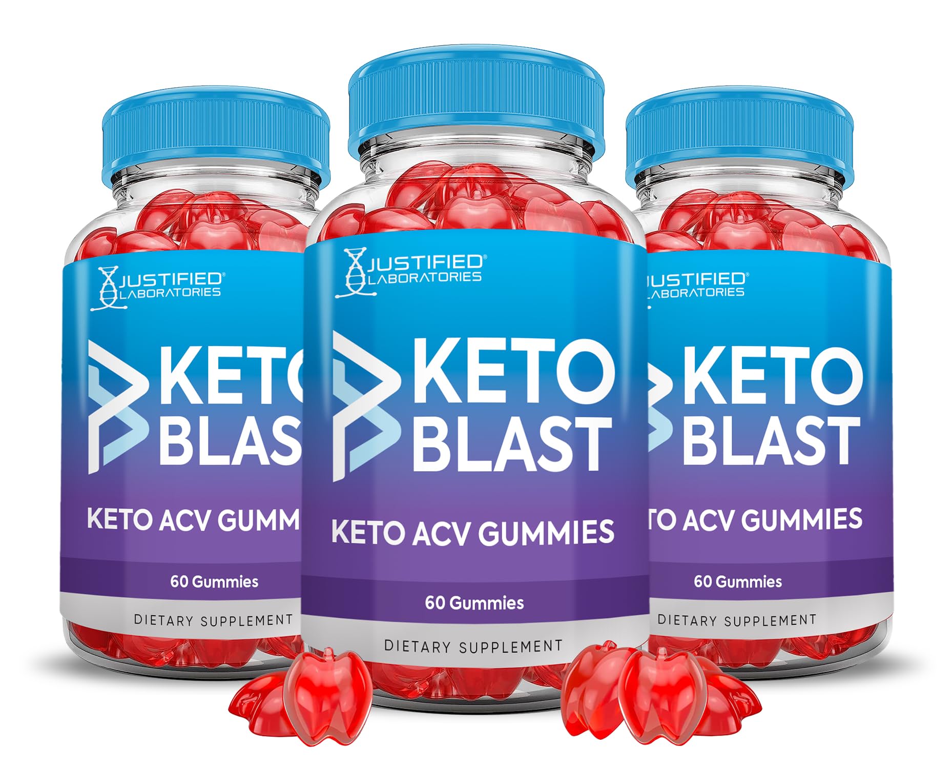 Keto Blast Gomitas 1000MG Vinagre Sidra Manzana 3 Paquetes