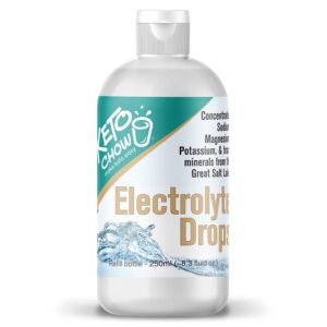 Gotas de electrólitos Keto Chow para hidratación