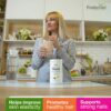 Frasco de keto collagen con tapa