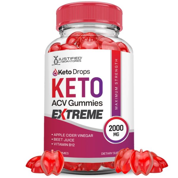 Keto Drops gomitas ACV 2000MG caja 60 unidades