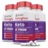 Version 1.0.0 Keto Glow ACV Extreme pastillas caja frontal