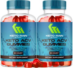 Gomitas Keto Rain ACV en frasco