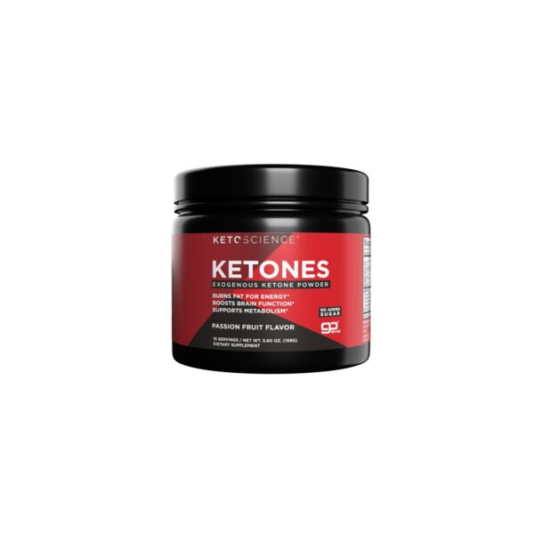 Version 1.0.0 Keto Science polvo cetonas exógenas sabor maracuyá 15 porciones