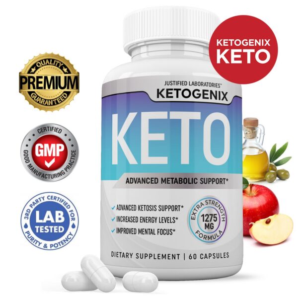 Etiqueta Ketogenix Keto Pills 1275 mg