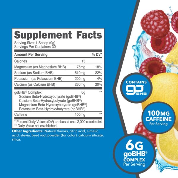 Frasco de KetoLogic BHB KetoEnergy para energía y enfoque